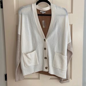 Madewell Colorblock Cardigan NWT